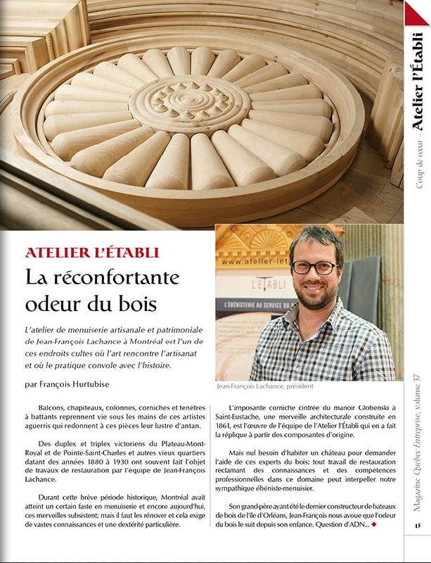 Magazine Québec Entreprise